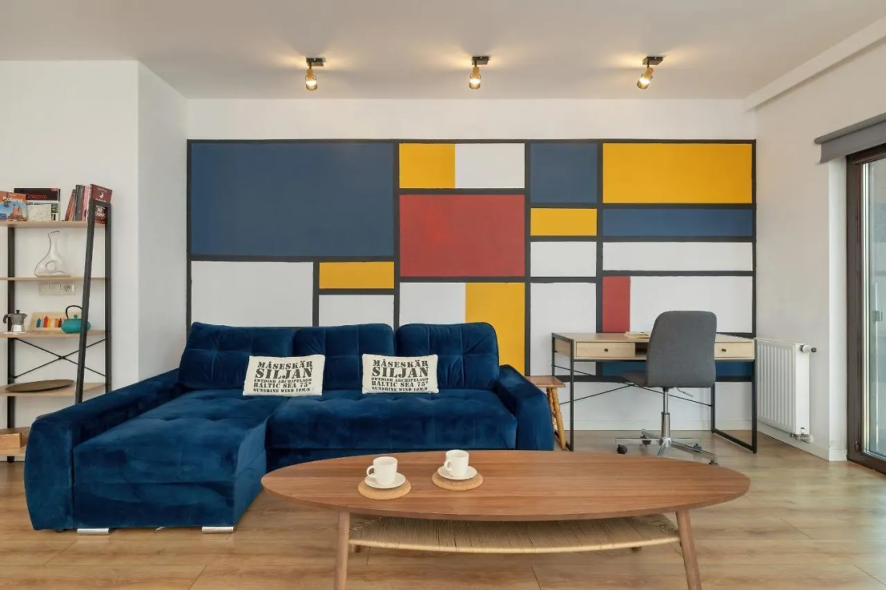 Solna Cracow Air-Conditioned Apartment With Balcony By Noclegi Renters Krakow